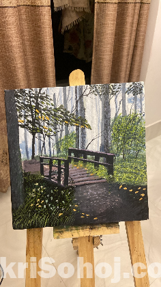 Acrylic painting on canvas